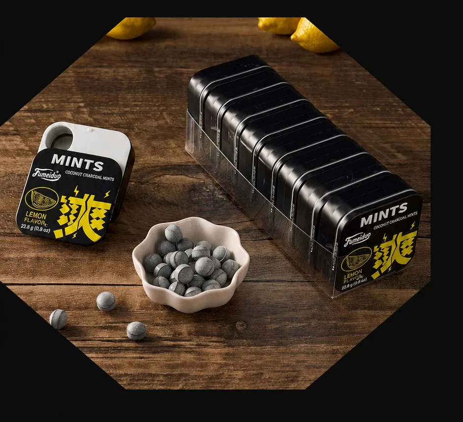 Coconut Charcoal Mint Candy Lemon Flavor product reference