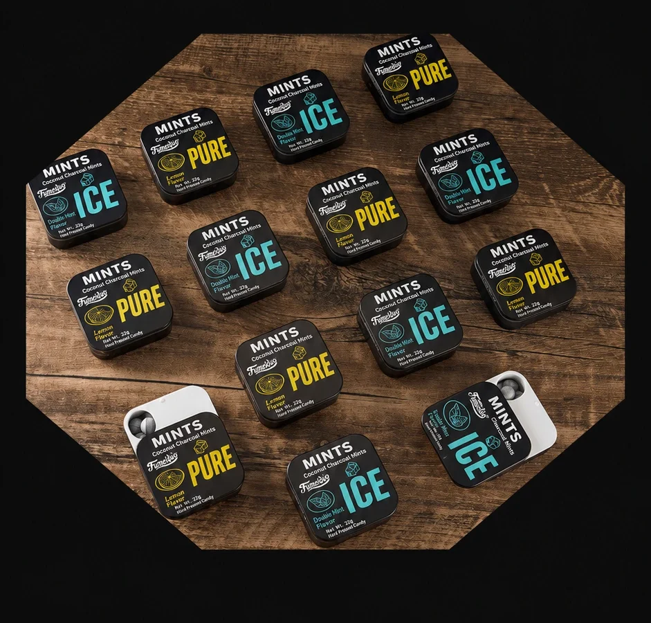 Double Mint Flavor Coconut Charcoal Mint Candy reference