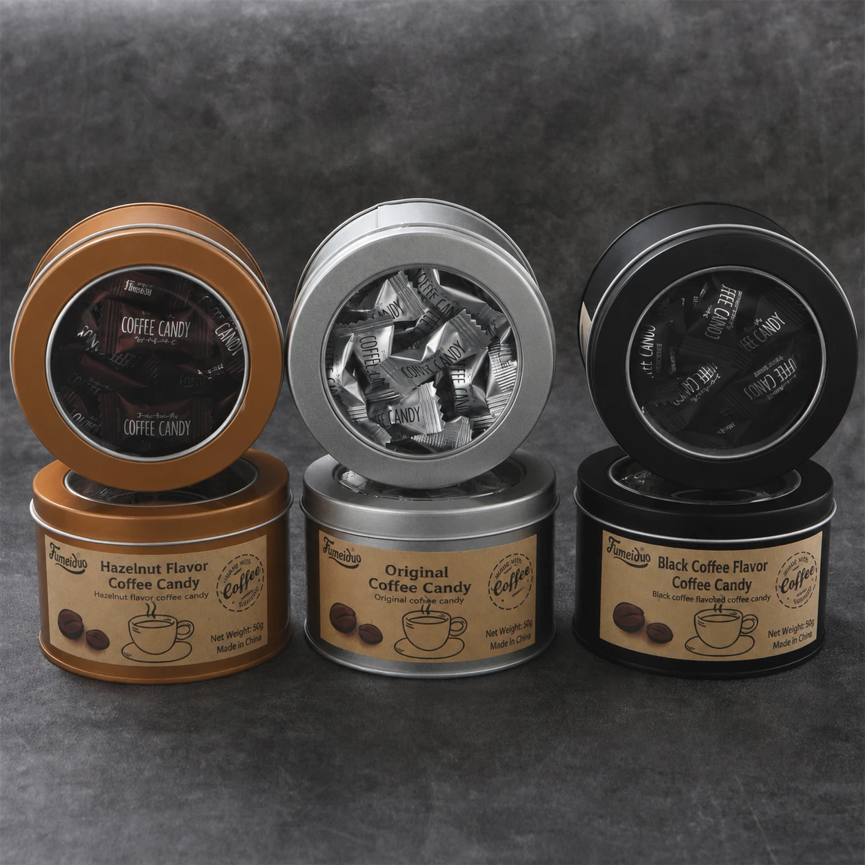 FUMEIDUO Canned Coffee Candy