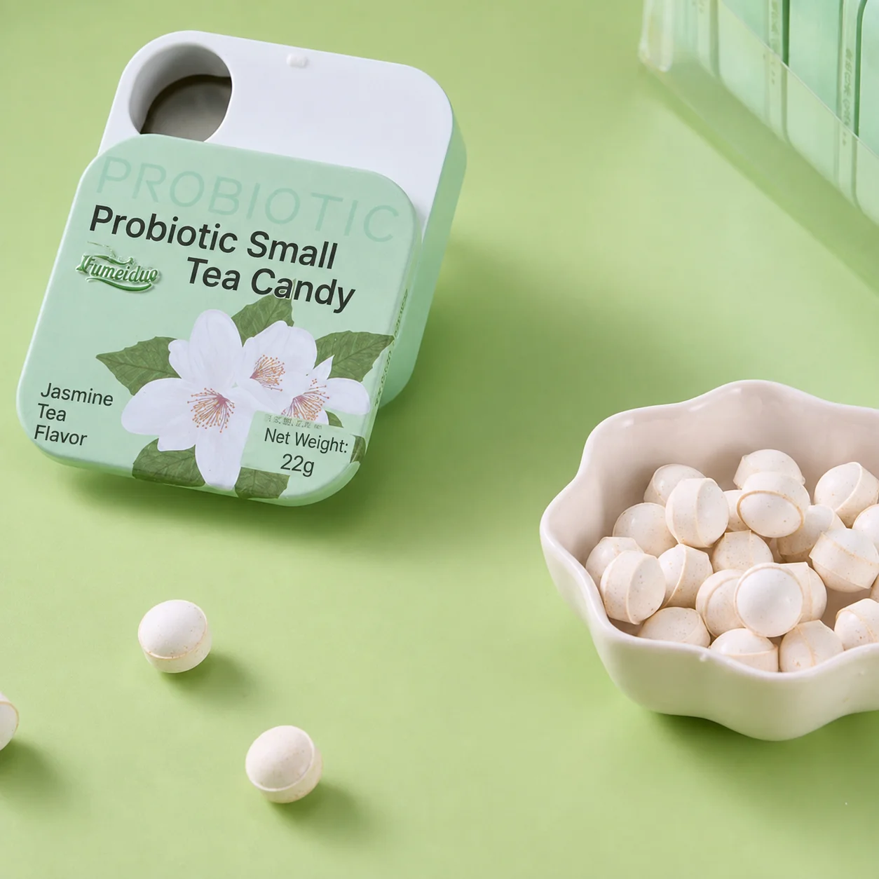 FUMEIDUO Probiotic Mini Tea Candy