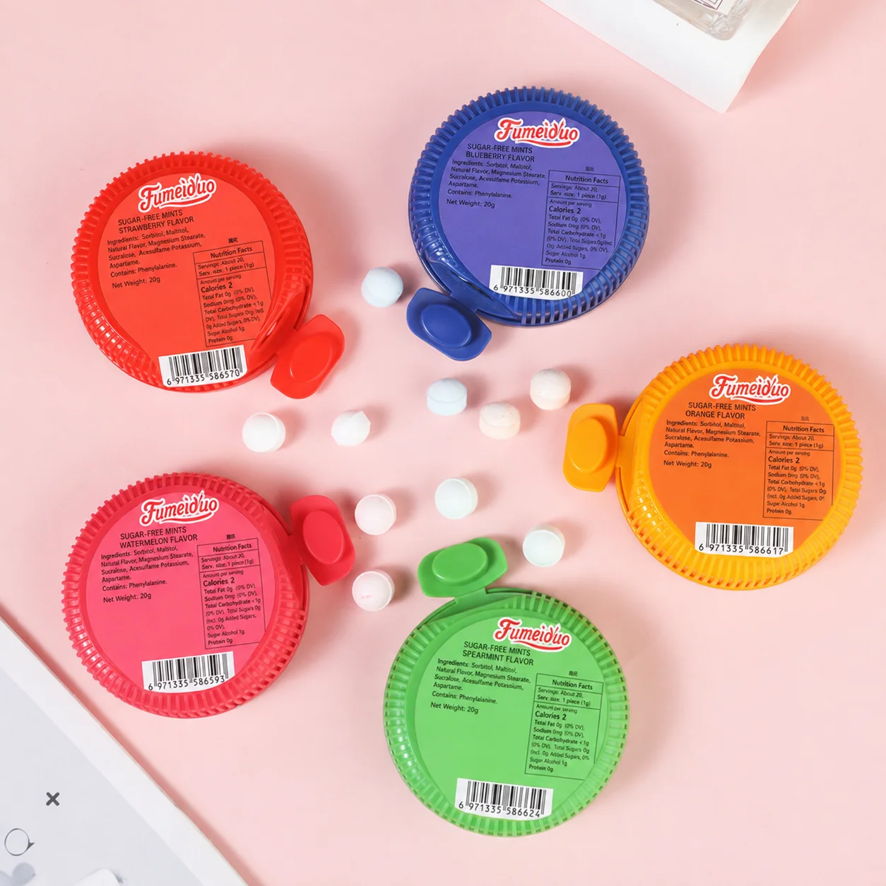 Sugar-free mint candy for private label customization