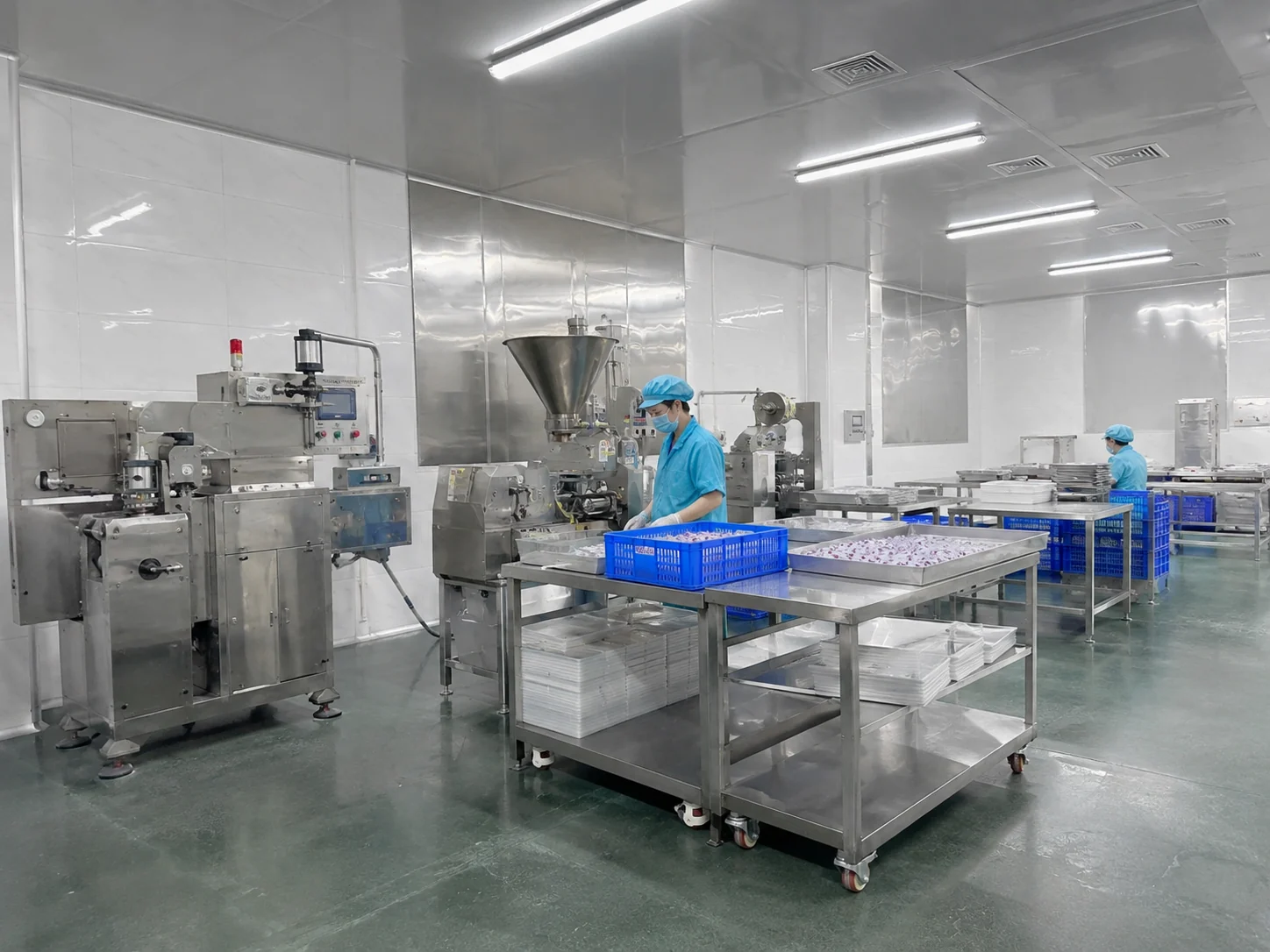 FUMEIDUO candy product and factory display